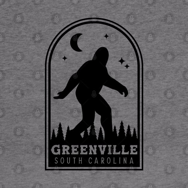 Greenville South Carolina SC Bigfoot Tourist Souvenir by carolinafound